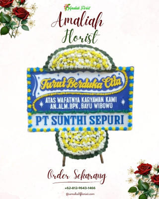 Papan Bunga Duka di Liabuku