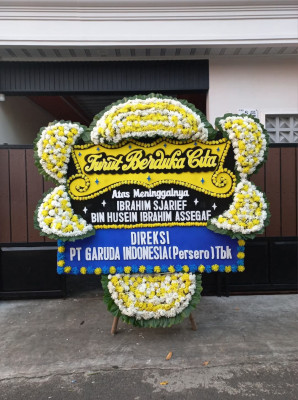 Papan Bunga Duka di Liabuku