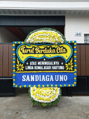 Papan Bunga Duka di Liabuku